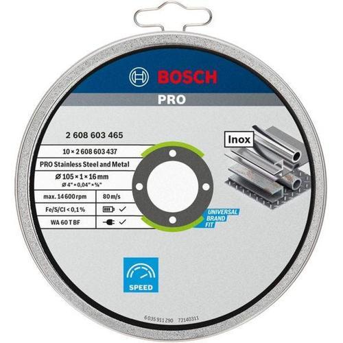 Bosch Metal Bonded Cutting Disc 105 X 1 X 16mm