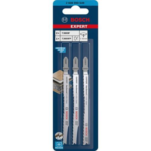 Bosch Hard Wood 2-Side Clean Jigsaw Blade 3PK 117mm