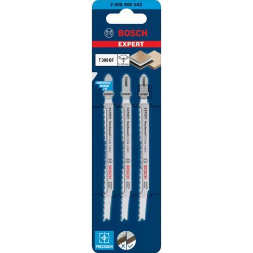 Bosch Hard Wood Fast T308BF Jigsaw Blade 3PK 117mm