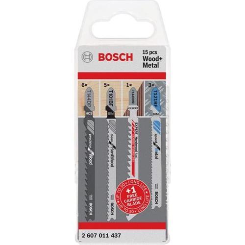 Bosch Jigsaw Blade Wood And Metal 15PC