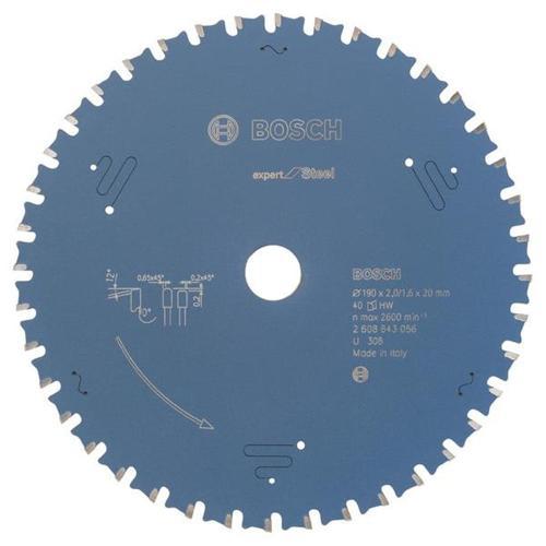 Bosch Steel Circular Saw Blade 40T 190mm