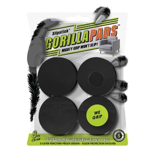 Slipstick GorillaPads Round Gripper Pads 50mm Pack of 8