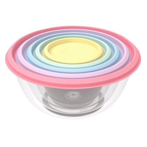 Nouveau Nested Food Storage Container Round 5 Pack of 5