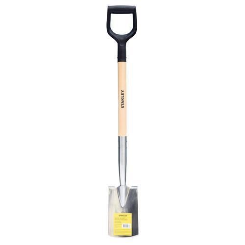 Stanley Stainless Steel D-Handle Border Spade