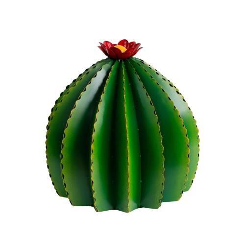 Gardeners Edge Round Metal Cactus Large