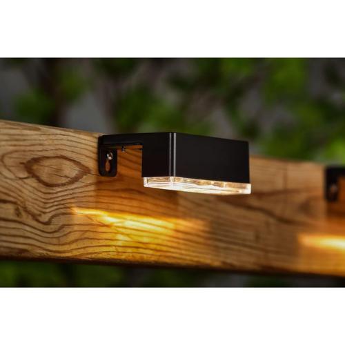 Nouveau Solar Wall / Fence Light 2 Pack 9.5 X 5.9 X 3.5cm Warm White