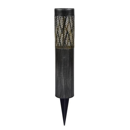 Nouveau Solar Decorative Bollard Light 8.5 X 39cm Warm White