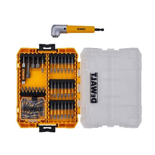 DeWALT 60 Piece MAX FIT Screwdriver Bit Set With Right Angle Attachment