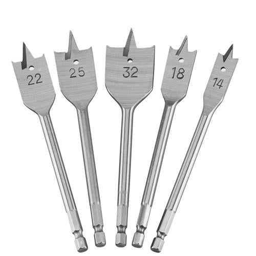DeWALT 5 Piece Standard Spade Bit Set