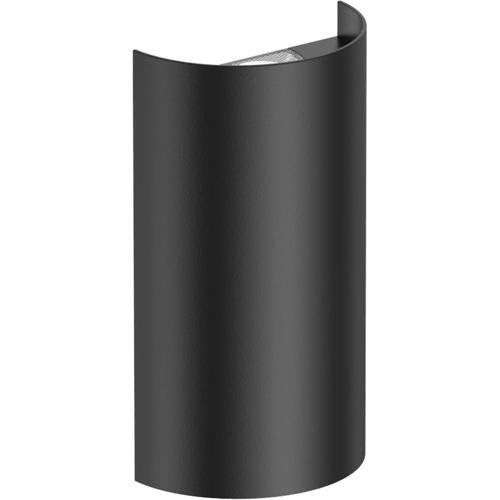 8W Curved Indoor Wall Light Bk