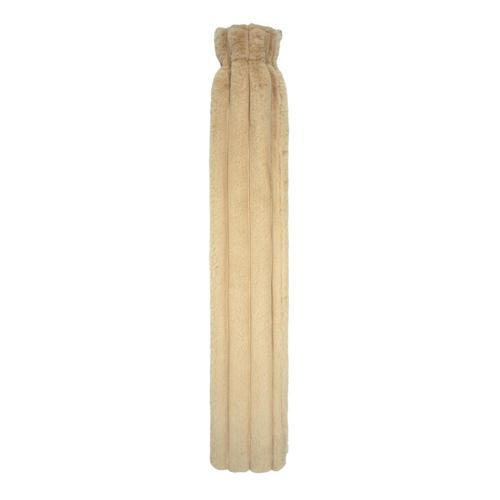 Nouveau Hot Water Bottle Long Faux Cover Birch