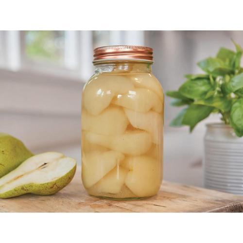 Nouveau Preserving Jar Soda Glass Copper Lid 1L