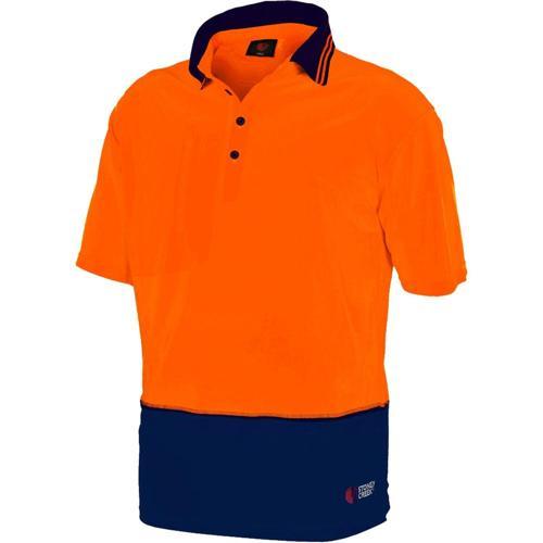 Stoney Creek Trade Stirling Polo L Orange/Navy