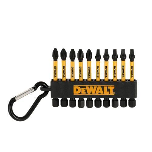 DeWALT 57mm FLEXTORQ Bits “ Keyring Pack of 10