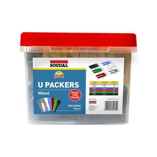 Gorilla U Packers Pack of 600