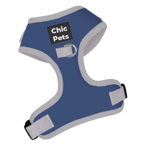 Chic Pets City Classic Chest Plate Harness Blue M