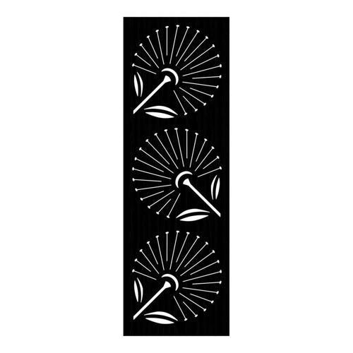 Strol SmartScreen Privacy Screen Pohutukawa Black WPC 1.8mx0.6m