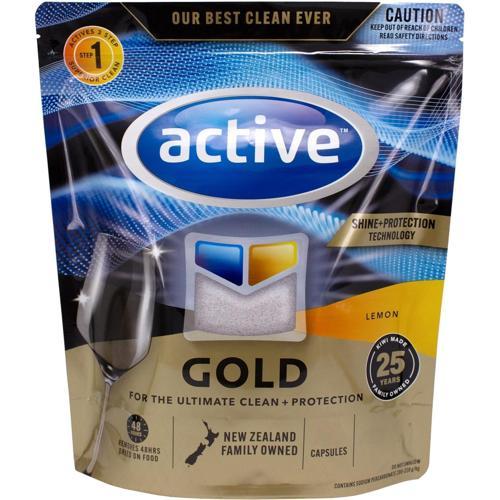 Active Gold Capsules 62s Lemon