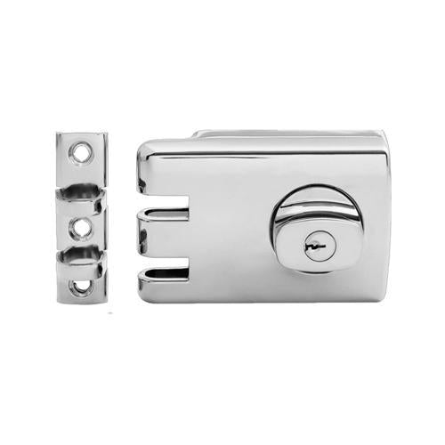 Lockwood Deadlock 60mm Satin Chrome Pearl L355-NSPDP