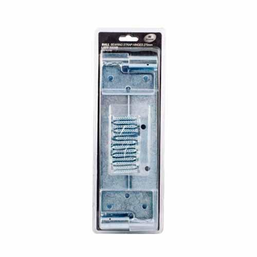 Zenith Ball Bearing Strap Hinge Left Hand 270mm Zinc Plated Pack of 2