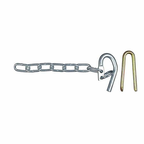 Hang-It Gate Fastener Loose Ring & Staple 200mm Silver