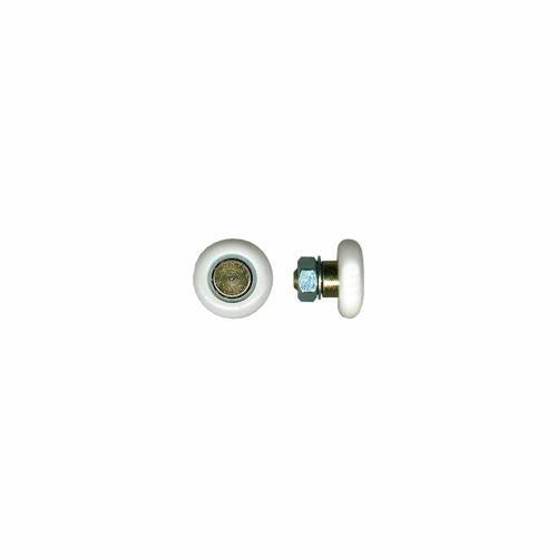 Rolltrak Shed & Robe Replacement Roller 19.5mm White