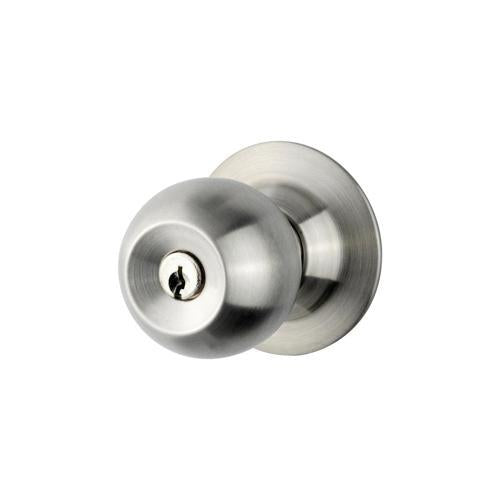 Sylvan Quest Double Cylinder Entrance Set Satin Stainless Steel Finish
