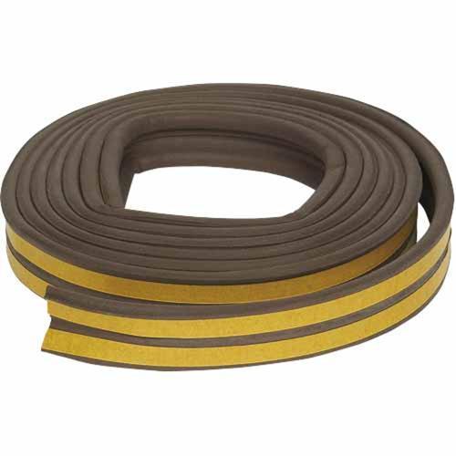 Raven RP48 Door And Window Frame Weather Strip 9mm X 6mm X 5m Brown
