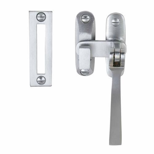 Windsor Square Handle Casement Fastener Satin Chrome Finish