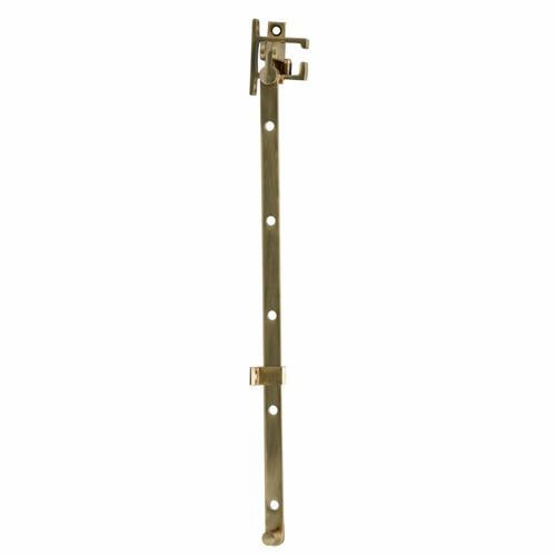 Miles Nelson Casement Stay 300mm Brass