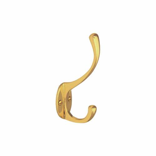 Windsor Hat And Coat Hook Polished Brass Finish