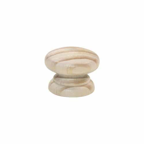 Sylvan Cabinet Knob 26.5 X 34.8mm Pine