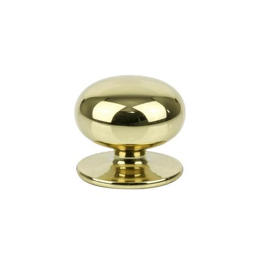 Sylvan Hatfield Cabinet Knob 25 X 29mm Polished Brass Finish