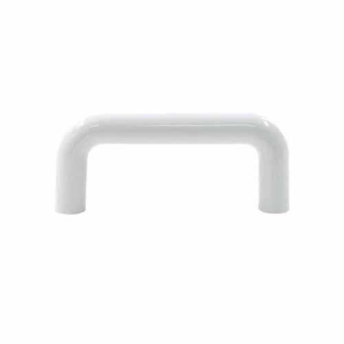 Sylvan D Cabinet Handle 64mm White Finish