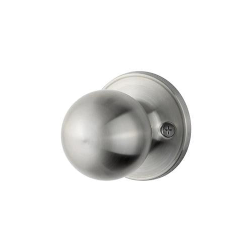 Sylvan Amos Passage Knob Set Satin Stainless Steel Finish