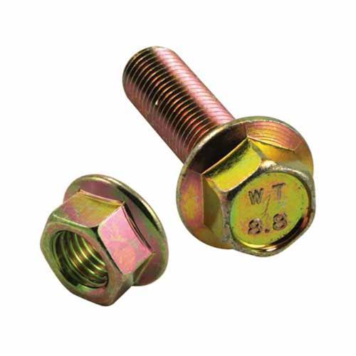 Champion Bolt & Nut Hex Flange Head M10 X 50 X 1.2 Pack of 2