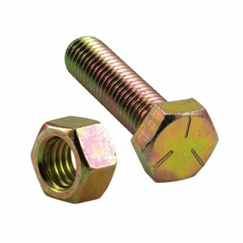 Champion Set Screw & Nut 3/8 X 3 Pack of 3