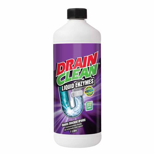 Drain Clean Liquid Enzyme 1L Printed