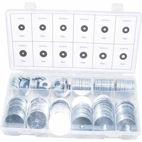 Swordfish Mudguard Washer Assortment 240 Piece Pack of 240