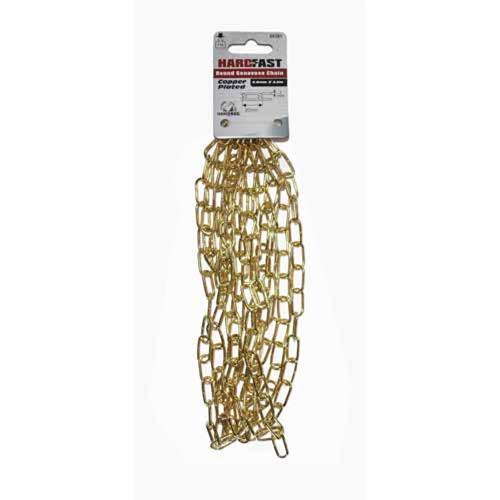 Hardfast Oval Link Chain 20 X 2mm X 2.5m Copper