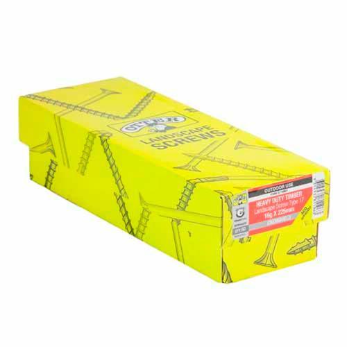 Otter Heavy Duty Landscape Timber Screws 16g X 225mm Pack of 50 ChemShield