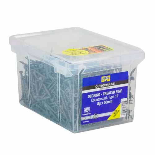 Otter Decking Screws 8g X 50mm Pack of 1000 ChemShield