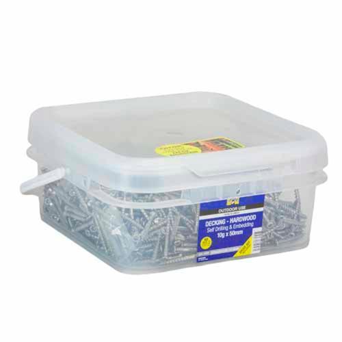 Otter Decking Screws 10g X 50mm Pack of 1000 Stainless Steel