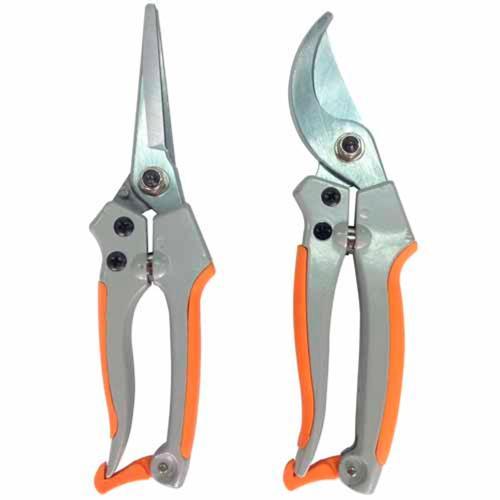 Jobmate Secateurs Twin Pack Aluminium 200mm Orange