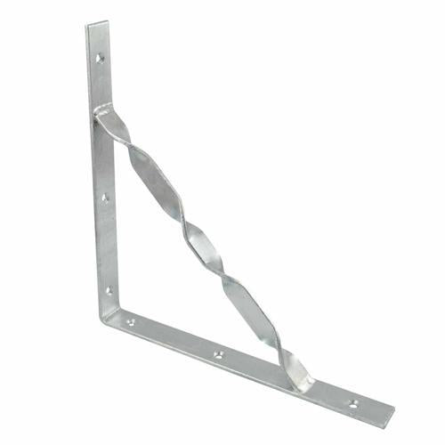 Carinya Twisted Stayed Heavy Duty Angle Bracket Galvanised 300 X 300 X 30mm