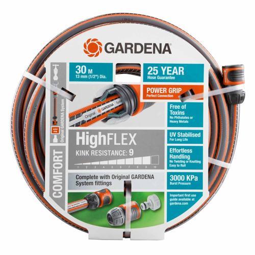 Gardena Comfort HighFLEX Fitted Hose 13mm X 30m