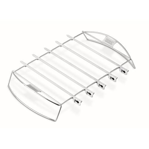 Weber Stainless Steel Kebab Set 17.78 X 0.76 X 27.94cm Silver