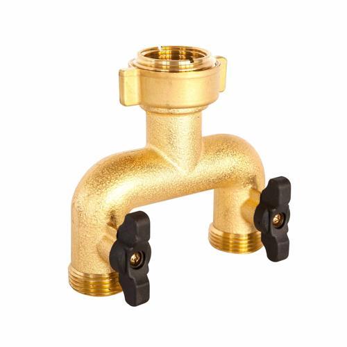 Jobmate Universal Screw 2-Way Tap 12mm Brass