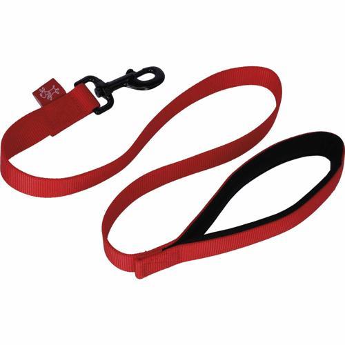 Yours Droolly Easy Street Dog Lead Short Red