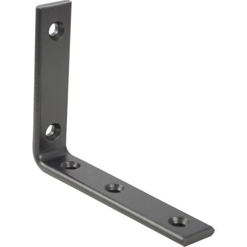 Carinya Manhattan Heavy Duty Bracket 125 X 100 X 25mm Black